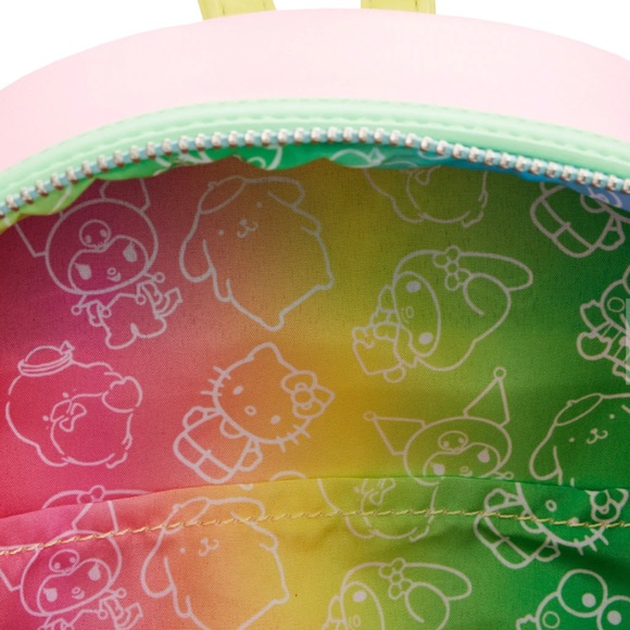 Loungefly Hello Kitty and Friends Color‎ Block Mini Backpack main image 3